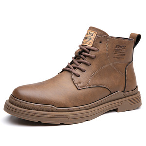 <b>Men's</b> Winter Martin <b>Boots</b> Fleece Lined Warm Snow <b>Boots</b> Thick Sole Casual <b>Work</b> Shoes Lace Up Adult <b>Men</b> Size 2302 - Product Image 5