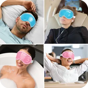 Lot de 2 masques oculaires rafraîchissants, masques oculaires en gel froid et chaud pour les yeux secs, les yeux gonflés - Product Image 3