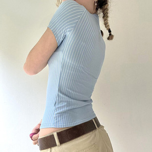 女式夏季休闲条纹衬衫 - Product Image 4