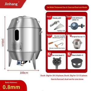 Horno Asador Comercial de Acero Inoxidable de Doble Capa <span class=keywords><strong>para</strong></span> Pato Asado, Cerdo Crujiente y Ganso - Product Image 6