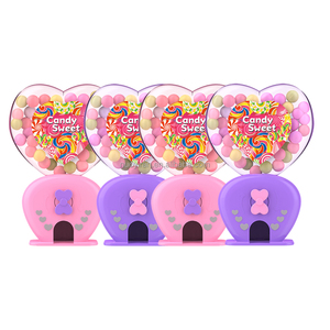 Usine <span class=keywords><strong>de</strong></span> qualité alimentaire en plastique transparent Mini <span class=keywords><strong>gomme</strong></span>/<span class=keywords><strong>gomme</strong></span>/chocolat sucré Machine tablette bonbons jouet en gros - Product Image 1