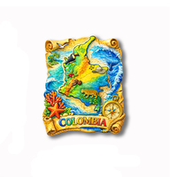 Imán de Resina 3D de Colombia, Recuerdo del Faro de Cartagena, Caribe, Imán para Refrigerador al por Mayor para Regalos Turísticos