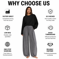 Pantalon plissé taille haute en coton à jambes larges pour femme, anti-plis, décontracté, pour le quotidien