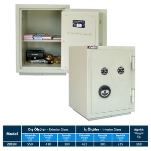 Kiratli Electronic Digital <b>Lock</b> Safe Deposit <b>Box</b> Home and Hotel With Combination for Cash Storage 2055N.KK Kiratli Safe Secure H - Product Image 1