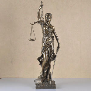 Déesse de la Justice Ange avec Balance Échelle Résine Ornement Classique Caractère Law Firm Décoration <span class=keywords><strong>Avocat</strong></span> Cadeau - Product Image 3