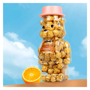 Longxiaoya - Snacks <span class=keywords><strong>de</strong></span> Maíz Inflado Horneados con Certificación Halal, <span class=keywords><strong>Palomitas</strong></span> <span class=keywords><strong>de</strong></span> Maíz Dulces, Semiblandas, Sin Grasas Trans, Sabor a Caramelo con <span class=keywords><strong>Mantequilla</strong></span>, 128 g - Product Image 4
