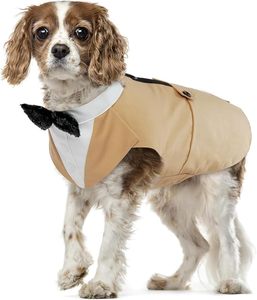 Conjunto <span class=keywords><strong>de</strong></span> Traje y Pañuelo para Perro HLC, Camisa Formal, Esmoquin para Mascotas, Disfraz para Perros, para Bodas, Festivales, Halloween, Navidad, Cumpleaños - Product Image 5
