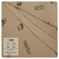 Bedruckter Cord stoff für Kleid