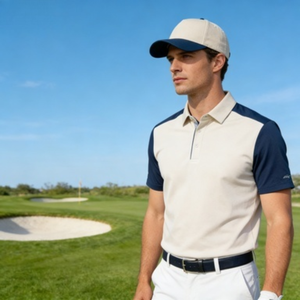 Wholesale Premium Custom 3D Embroidered Logo 100% Cotton Adjustable 5-Panel Structured Two Tone Men's <strong>Women's</strong> Golf Baseball <strong>Caps</strong> - Product Image 3