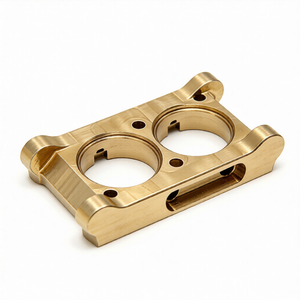 Base de Rodamiento Mecanizada Personalizada, Componente de Aluminio de Doble Orificio Mecanizado por CNC de Alta Precisión para Equipos de Prueba - Product Image 2