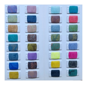 Bán Sỉ Logo Vải Dệt Hoa Viscose <span class=keywords><strong>Polyester</strong></span> Vải Dệt Hoa Văn Paisley Cho Áo Khoác Vải Lót - Product Image 1