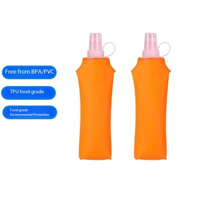 Borraccia Pieghevole per Corsa 250ml 500ml, Senza BPA, in TPU, Bottiglia Morbida per Maratona, Prezzo all'Ingrosso <span class=keywords><strong>dal</strong></span> Fornitore - Product Image 6