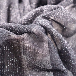 Échantillon gratuit <span class=keywords><strong>nylon</strong></span> 75% fil métallique 25% or argent fil haute élasticité <span class=keywords><strong>bas</strong></span> tissu maille brillant paillettes sequin tissu extensible - Product Image 3