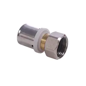 Made in China brass material compression pipe fittings internal threaded metal pipe fittings