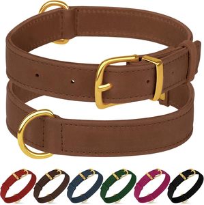 Wholesale Custom logo Adjustable <b>Dog</b> Leather <b>Collar</b> - Product Image 1