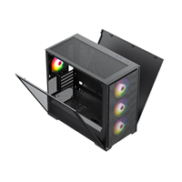 Best Selling Tempered Glass Desktop Gaming PC Case Micro Tower Black/White USB Interface New External Computer Case