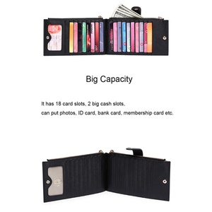 New Top Seller <b>Ladies</b> Purse RFID Blocking Bifold Multi Card Holder Women <b>Wallets</b> Leather Slim <b>Wallet</b> - Product Image 4