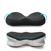 Oreillers lombaires de vol et coussins de siège chaise de bureau et de voiture confort coccyx sciatique et soulagement de la douleur aux hanches