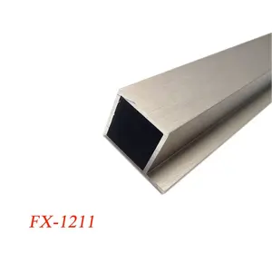 High Quality Aluminum Extrusion Profiles Closet Wardrobe Square Tube Profiles For Shelf Storage