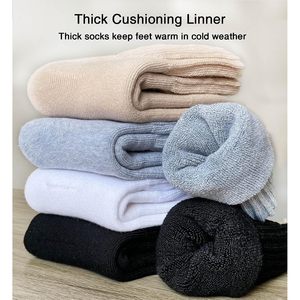 Breman Chaussettes thermiques pour femme, 4 paires, épaisses, rembourrées, antidérapantes, avec soutien de la voûte plantaire, douces, confortables, en tricot de spandex, à revers quotidien - Product Image 6
