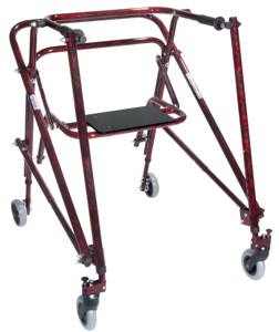 Marchette pliante pédiatrique réglable pour enfants avec entraîneurs de démarche de paralysie cérébrale et dispositifs de correction de traction - Product Image 1