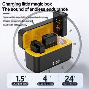 Micrófono Inalámbrico Profesional de Condensador de Estudio, 4 Micrófonos, 2.4, Cancelación de Ruido, SX13 Pro, Tipo-C, para Transmisiones en Vivo de TikTok - Product Image 3