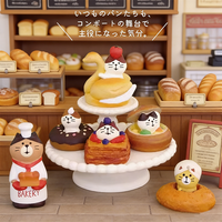 Figurine de chat style japonais, artisanat en résine fait main, thème féerique et musical, pour la pâtisserie DIY, la décoration intérieure et le bureau, style dessin animé