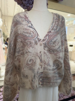 Cardigan en tricot à manches courtes en laine cachemire vintage pour femme, idéal pour l'automne – Fournisseur direct d'usine OEM, faible MOQ