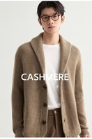 Maßgeschneiderter Neuer Herren-Knopf-Cardigan Freizeitpullover Kaschmirpullover Mantel