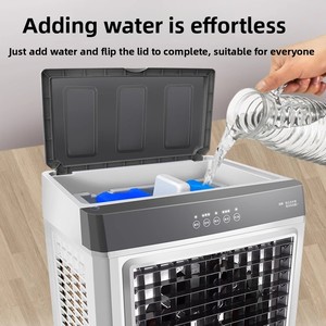 Climatiseur évaporatif portable à faible consommation d'énergie, sur pied, pour la maison et l'industrie, climatiseur à eau pour - Product Image 5