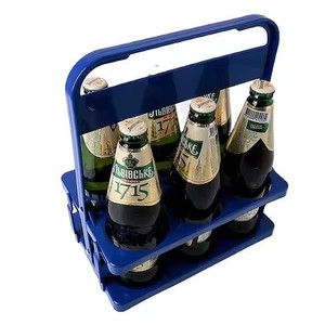 Portabottiglie Pieghevole in Plastica Personalizzabile con Logo, per 6 Bottiglie di Vino o Birra, per Russia Krusovice <span class=keywords><strong>Peroni</strong></span> Old Pulteney - Product Image 4