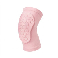 Genouillères courtes en nid d'abeille pour le basketball, pour enfants, jeunes et adultes, manchons de compression rembourrés pour le volleyball et le football