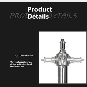Support en acier inoxydable porteur de 2.8m de haut trépied de lumière photo portable multifonctionnel <span class=keywords><strong>pour</strong></span> le tournage de films télévisés - Product Image 3