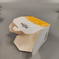 Commercio all'ingrosso personalizzato ricicla la scatola di imballaggio di carta Kraft per uso alimentare con la stampa dal fornitore di fabbrica