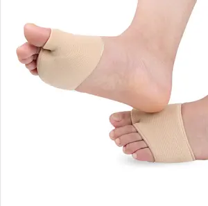 Mittelfuß Hülse Pads Halb Toe Bunion Hülse mit Sohle Vorfuß Gel Pads Kissen Kallus Unterstützt Metatarsalgie Schmerzen Relief