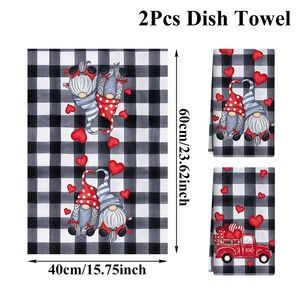 <span class=keywords><strong>Serviette</strong></span> de cuisine en lin pour la Saint-Valentin 2026, décoration de mariage avec imprimé romantique, gnome rustique de la Saint-Valentin, <span class=keywords><strong>serviette</strong></span> de thé pour fête à la maison - Product Image 3