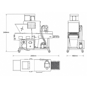 Système industriel de panure pour aliments, ligne de traitement de nuggets de poulet, de filets de poisson et de viande pour usine de grande capacité, machine à paner - Product Image 3