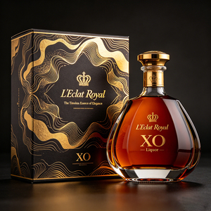 Boîte d'emballage personnalisée en argile, conteneur standard pour spiritueux XO Cognac et étui de rangement professionnel pour liqueurs - Product Image 1