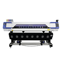 Imprimante grand format éco-solvant 1,6 m 1,8 m pour bannières flexibles extérieures, affiches, impression textile par sublimation, machine d'impression xp600 pour Epson