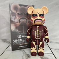 Figurine d'action Bearbrick 400% en résine, jouet de dessin animé personnalisé, Bearbrick 400 28cm pour le jeu, les ornements, les cadeaux ou l'artisanat