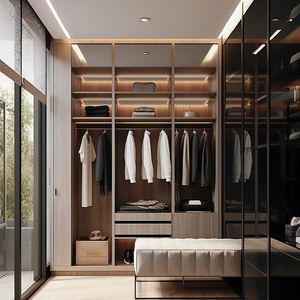 Ventas directas de fábrica Especificaciones completas <span class=keywords><strong>Armario</strong></span> incorporado de lujo de tamaño personalizado de alta calidad - Product Image 3