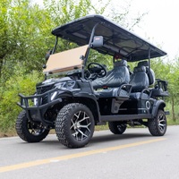 Voiture de golf électrique personnalisée homologuée pour la route, buggy de golf, 4+2 places, batterie 60V, lithium-ion, voitures de golf électriques
