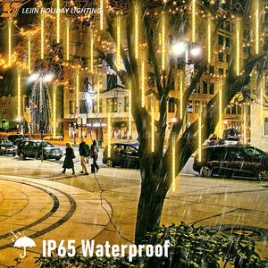 Lampes solaires en vogue pour l'extérieur éclairage de fête éclairage led pluie de météores pour la décoration du camping - Product Image 2