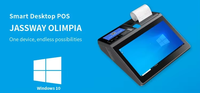 Système de tablette POS tout-en-un avec écran tactile capacitif de 11,6 pouces, Android/Linux, Wi-Fi 6, Bluetooth 5.2, Intel I5, imprimante 80 mm, 99% SRGB