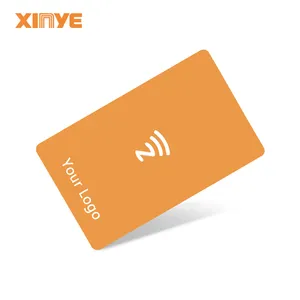 Custom HF 13.56Mhz smart NFC card N-TAG213/215 programmable pvc plastic printable business smart card RFID nfc card