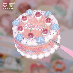 <span class=keywords><strong>Livre</strong></span> d'autocollants de <span class=keywords><strong>cuisine</strong></span> <span class=keywords><strong>japonaise</strong></span> Xinmo, planificateur créatif de nourriture et de desserts, carnet de bricolage, décoration, album photo, autocollant - Product Image 2