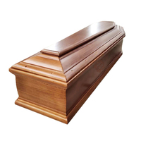 Ataúd de madera de Paulownia de alta calidad, nuevo estilo europeo, ataúd funerario barato, suministros directos de fábrica