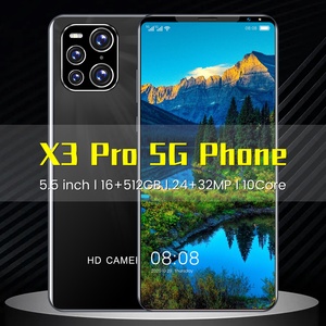 <span class=keywords><strong>X3</strong></span> Pro Smartphone Android 10 con Schermo Grande da 5,5 Pollici, 16GB+512GB, 5G Sbloccato, Schermo H-DScreen, Cellulare Triple SIM - Product Image 4