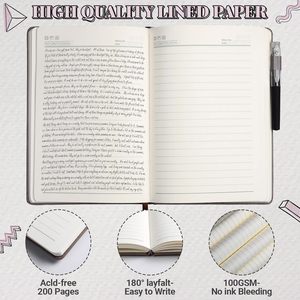 Biểu tượng tùy chỉnh <span class=keywords><strong>PU</strong></span> da <span class=keywords><strong>A6</strong></span> A7 nhỏ dễ thương Kawaii nhỏ bìa cứng máy tính xách tay - Product Image 3