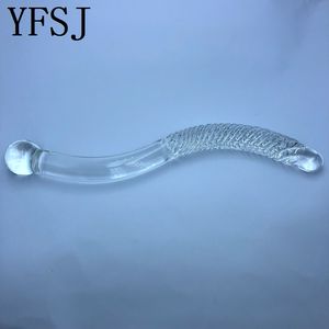 Transparenter großer Glas dildo Riesige Kristall Anal Perlen Sexspielzeug für Frauen Big <span class=keywords><strong>Glass</strong></span> Penis Penis Plug für sexuelles Vergnügen - Product Image 4